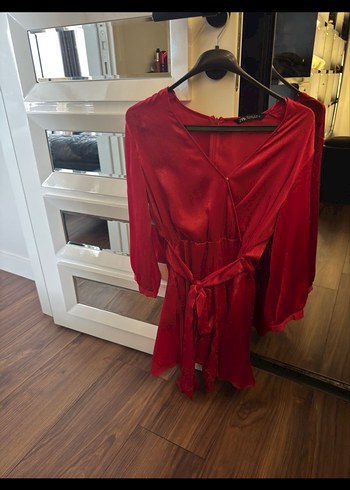 Zara Saten Mini tulum - Görsel 2