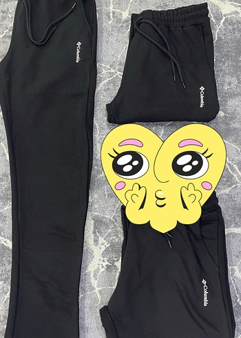 Erkek Siyah Regular Fit Sweatpants - Görsel 3