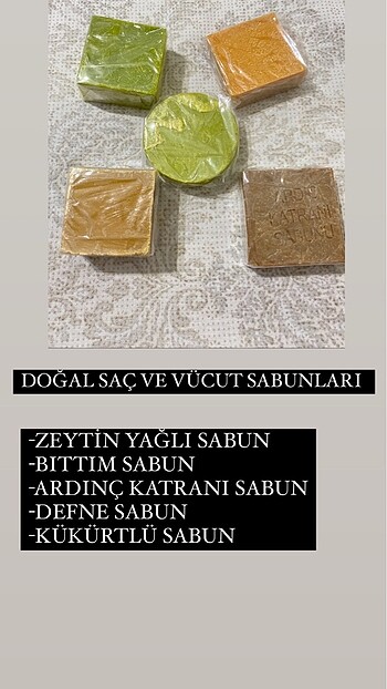 MUHTEŞEM VÜCUT VE SAÇ SABUNLARI