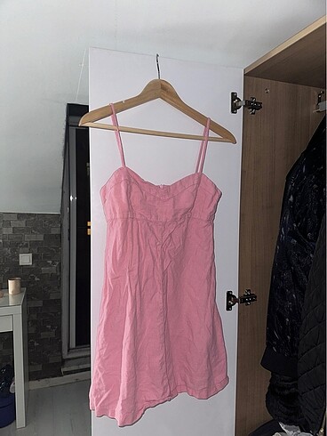 Zara pembe elbise