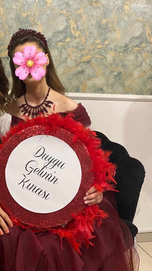 Bordo Uzun Kat Katlı Abiye Elbise - Görsel 2