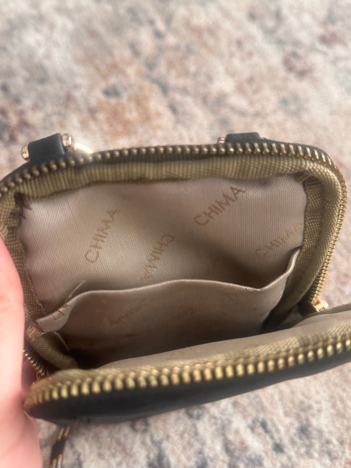 Siyah Deri Kadın Telefon Çanta - Görsel 3