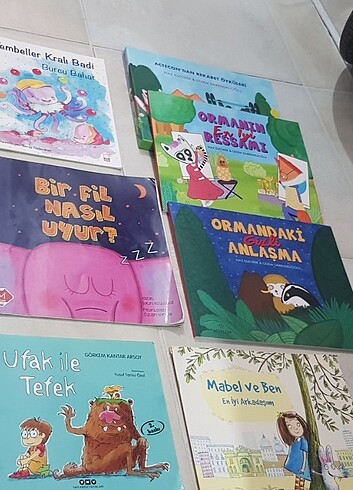 9 adet çocuk kitabı 