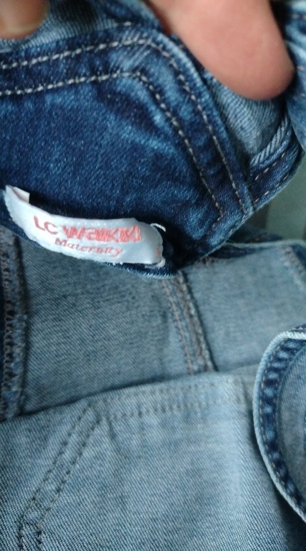 Kızlar için Mavi Denim Askılı Tulum - Görsel 5