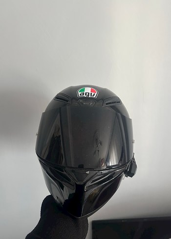 Kilitli Siyah Biker Motosiklet Kaskı - Görsel 4