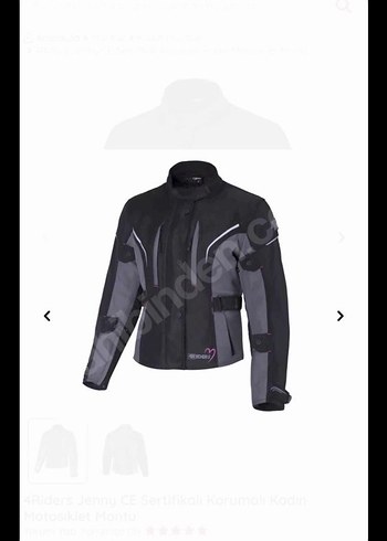 Siyah Gotik Punk Tarzı Motosiklet montu - Görsel 2