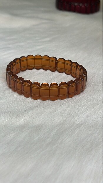 Beyrut kehribar doğal taş bileklik adet fiyatıdır - Görsel 2