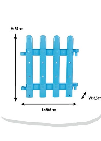 Pilsan Renkli Plastik Oyun Çiti - Görsel 2