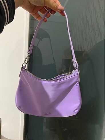 Bershka lila çanta