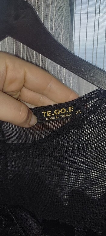 xl Beden Tül detay Bluz
