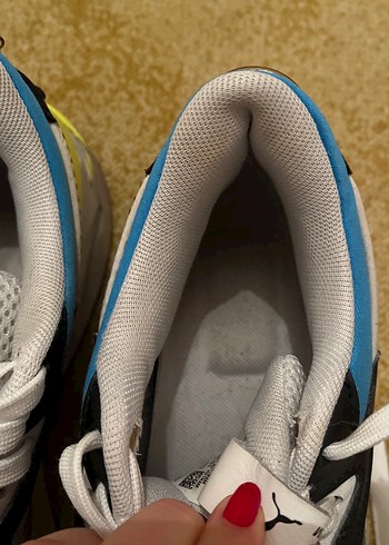 Beyaz Gri erkek Spor Ayakkabı - Görsel 6