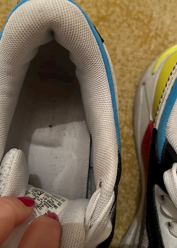 Beyaz Gri erkek Spor Ayakkabı - Görsel 7