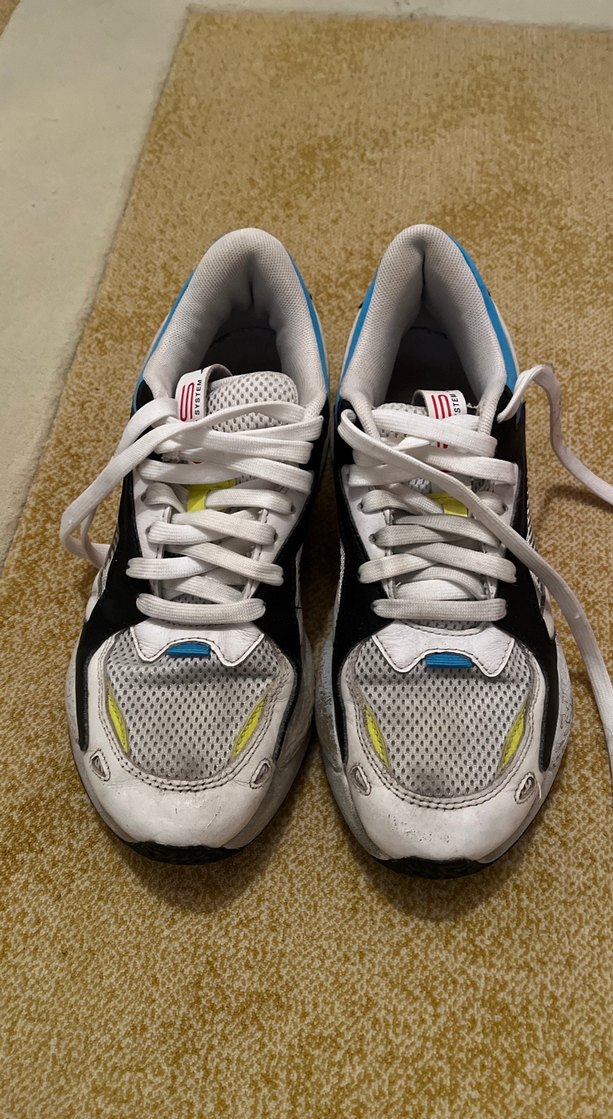 Beyaz Gri erkek Spor Ayakkabı - Görsel 2