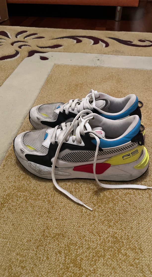 Beyaz Gri erkek Spor Ayakkabı - Görsel 3