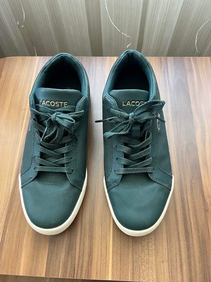 Lacoste Yeşil Bağcıklı erkek Spor Ayakkabı - Görsel 2