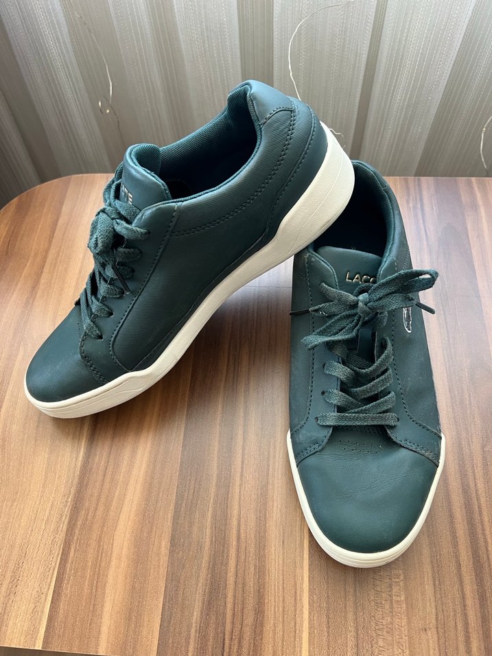 Lacoste Yeşil Bağcıklı erkek Spor Ayakkabı - Görsel 3