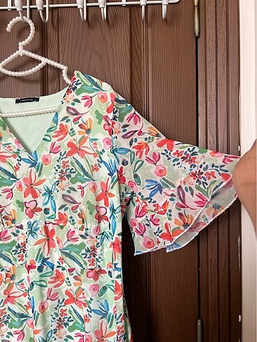 Kadın şifon elbise - Görsel 5