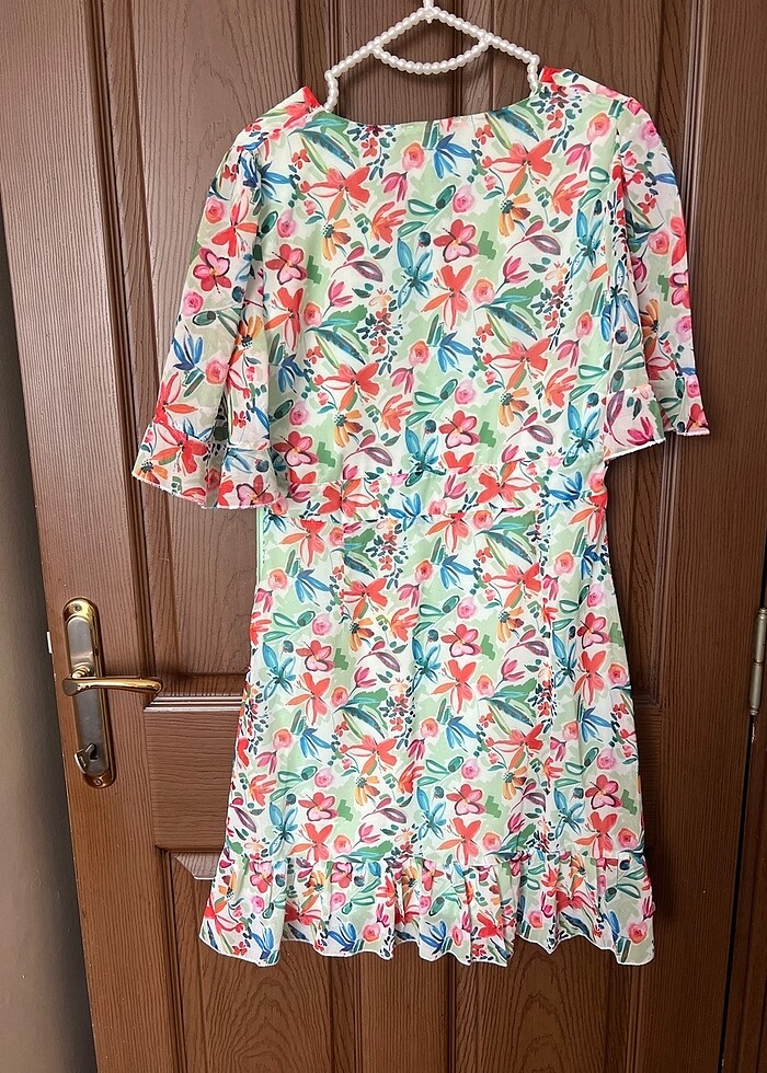 Kadın şifon elbise - Görsel 2