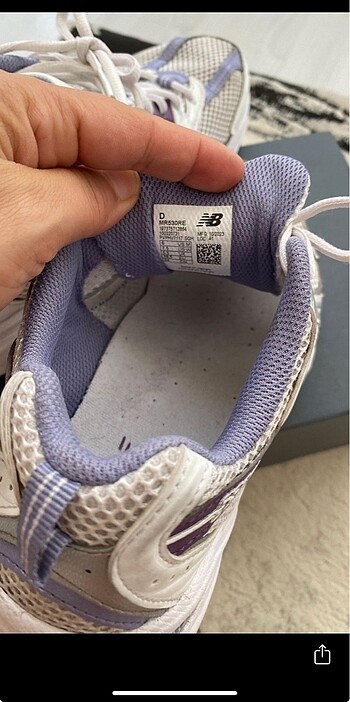 38,5 Beden mor Renk New balance 530