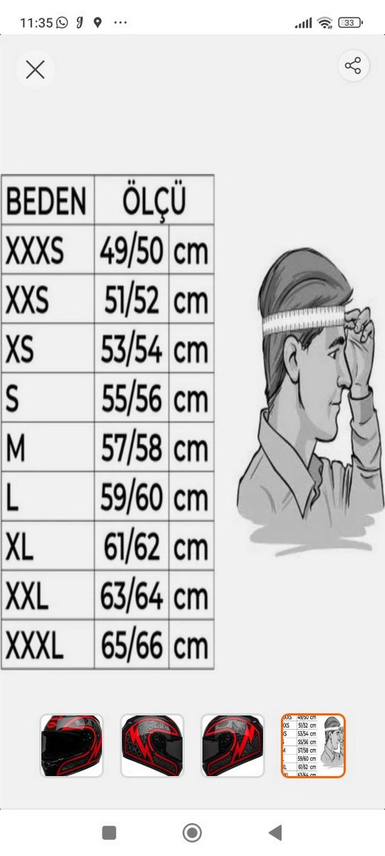 Bell Qualifier M beden Kapalı Kask - Görsel 2