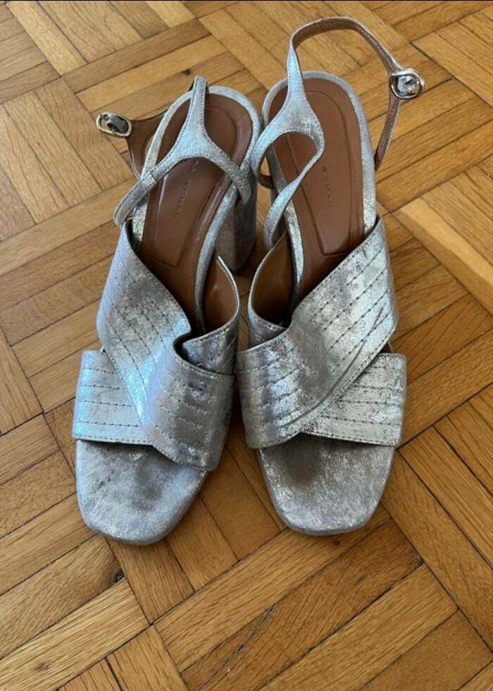 Zara Topuklu Sandalet - Görsel 2