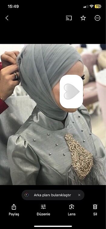 Abiye nişan kıyafeti