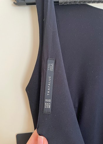 Transparan Bel Detaylı Etiketli Zara Elbise - Görsel 4