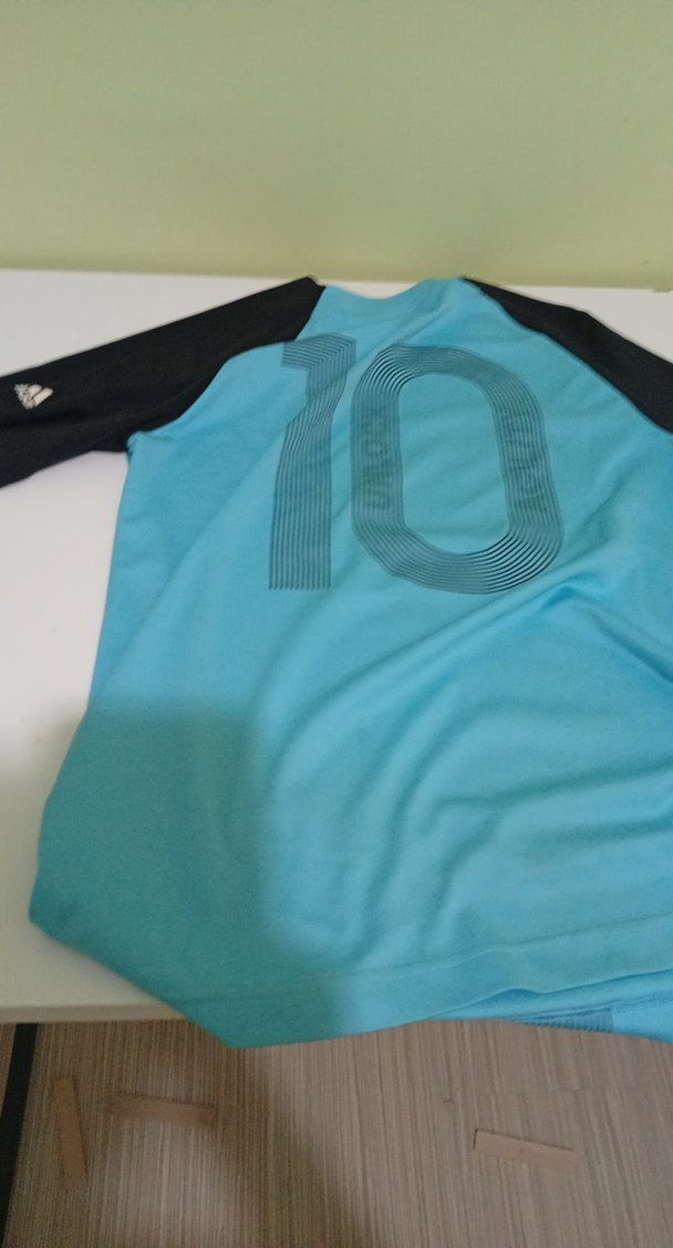 orijinal Messi antrenman forması Erkek Mavi Kısa Kollu Spor - Görsel 4