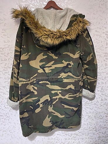Zara Zara Asker Desen Parka