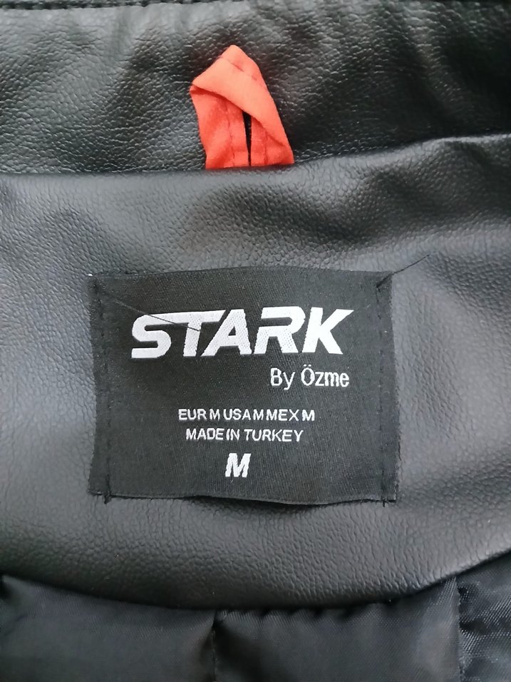 Düğmeli Siyah Deri Erkek Ceket - Görsel 4