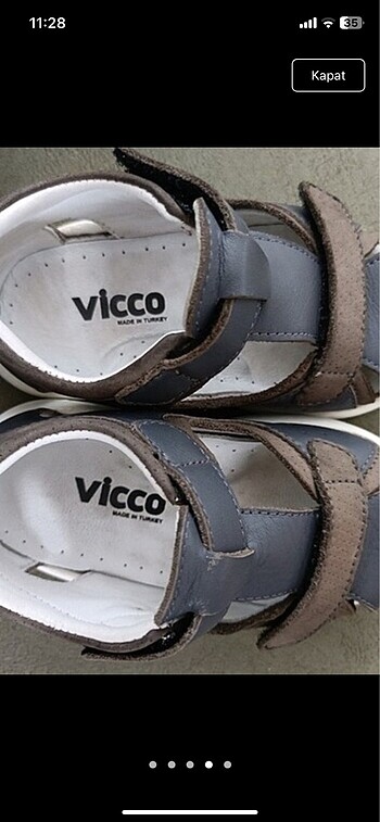 21 Beden lacivert Renk Vicco sandalet