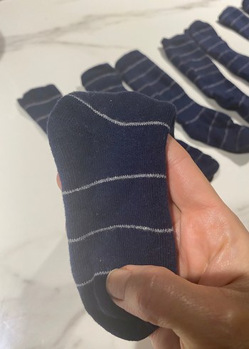 5 adet havlu çorap lacivert - Görsel 6