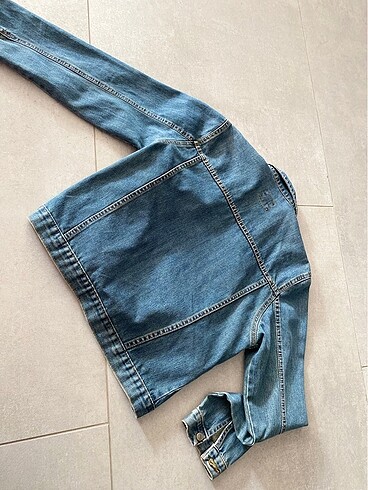 38 Beden lacivert Renk Vintage levis kot ceket (38/40l