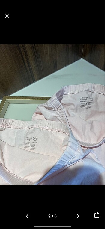 2li kız çocuk çamaşır(9-10yaş) - Görsel 4