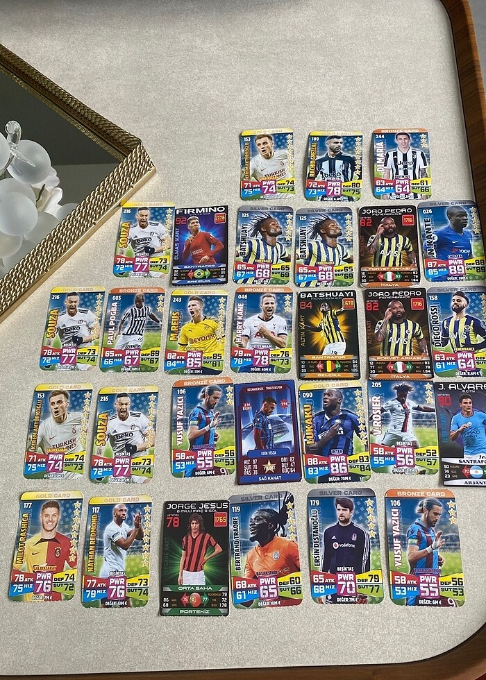 557 adet Dünya futbolcuları kartı(yerli&yabancı) - Görsel 4