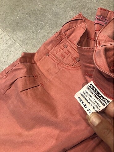 Diğer 27beden somon renkte slouchy jean
