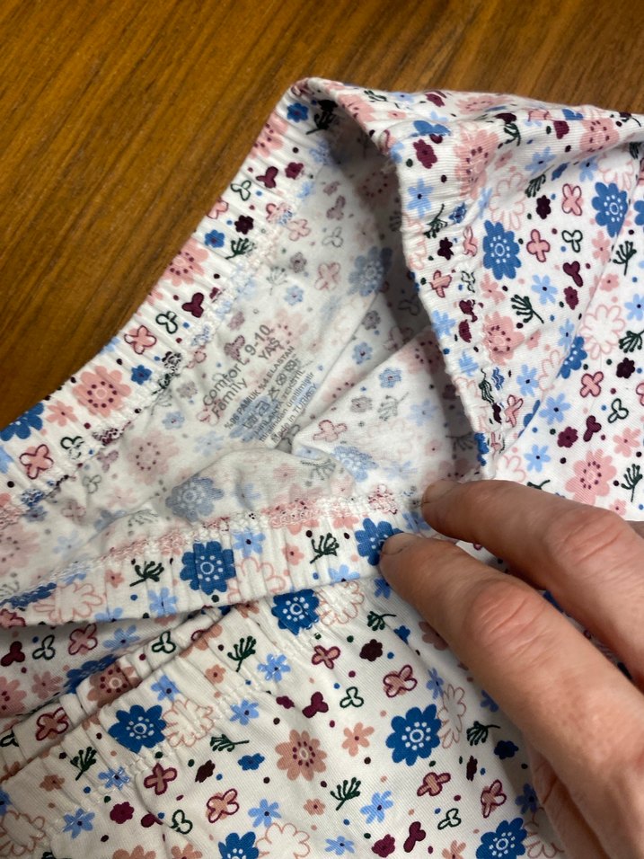 Çiçek Desenli iç çamaşırı(9-10yaş) - Görsel 4