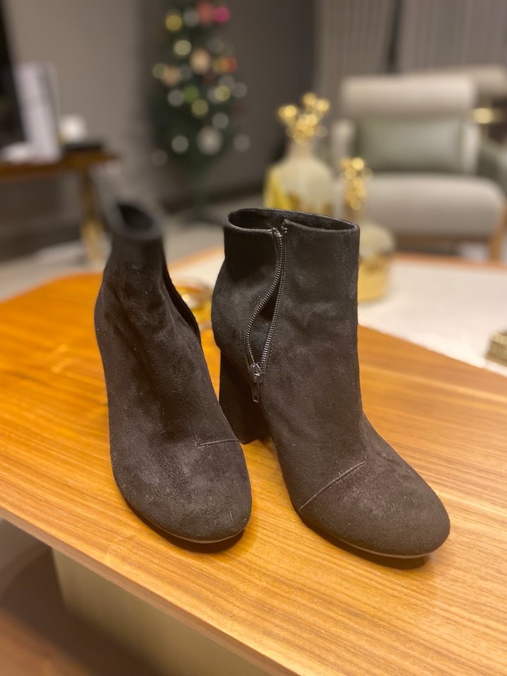 Süet topuklu bot (37-38) - Görsel 3