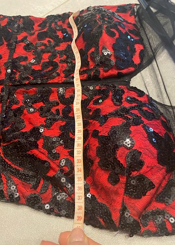 Zamansız Şık Gece elbise(1kezgiyildi - Görsel 5