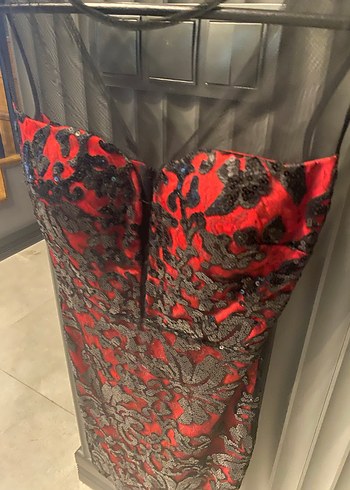 Zamansız Şık Gece elbise(1kezgiyildi - Görsel 8