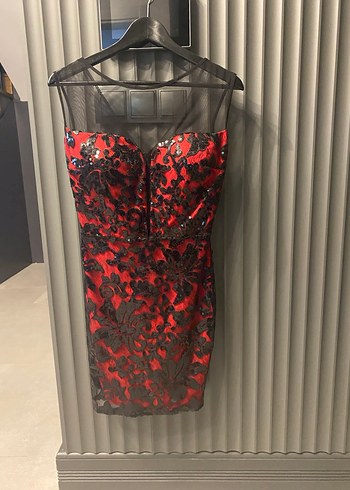 Zamansız Şık Gece elbise(1kezgiyildi - Görsel 11