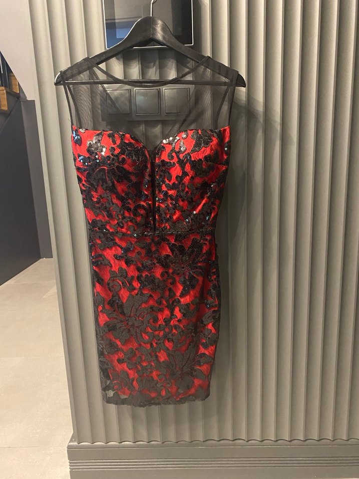 Zamansız Şık Gece elbise(1kezgiyildi - Görsel 3