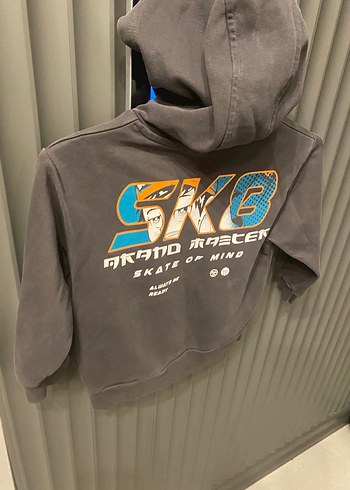 Kapüşonlu Erkek Sweatshirt - Görsel 6