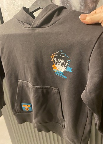 Kapüşonlu Erkek Sweatshirt - Görsel 7