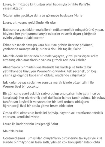 Göremediğimiz Tüm Işıklar - Anthony Doerr - Görsel 4