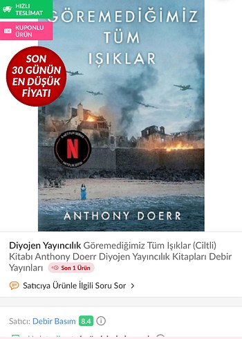 Göremediğimiz Tüm Işıklar - Anthony Doerr - Görsel 3