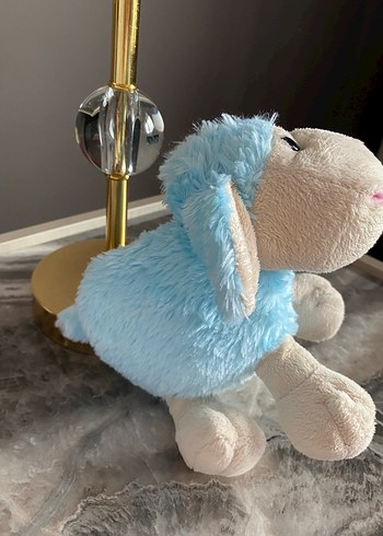 Pastel Mavi Peluş Oyuncak Koyun - Görsel 6