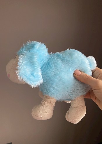 Pastel Mavi Peluş Oyuncak Koyun - Görsel 4
