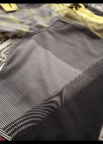 Erkek Gri Bağcıklı Mini Yüzme Şortu - Görsel 2