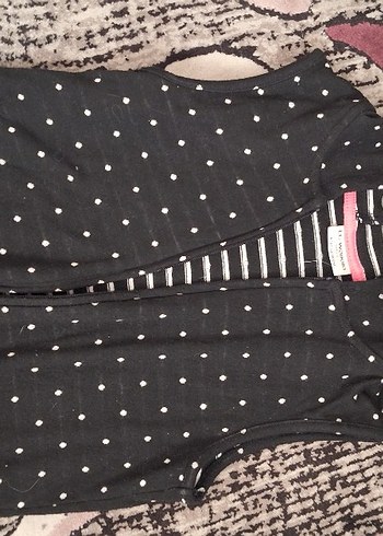 Gri Baskılı Kız Hırka Uzun Kollu - Görsel 5